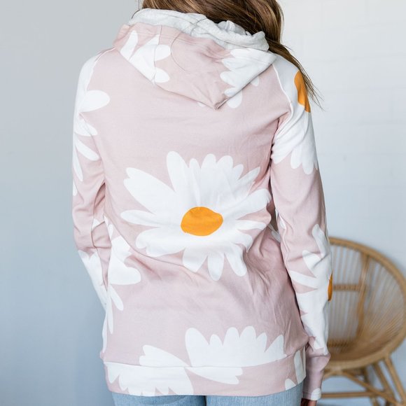 Ampersand Ave &Ave Lazy Daisy Doublehood Hoodie - Picture 3 of 3